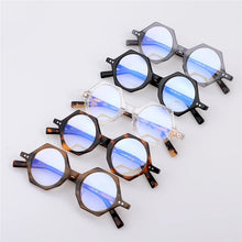 Load image into Gallery viewer, Myopia Glasses Women Acetate Round Glasses Men Prescription Glasses Myopia Clear Womens Eyeglass Frames Computer Glasses