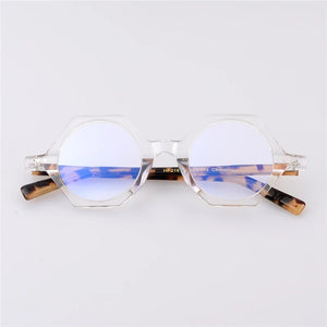 Myopia Glasses Women Acetate Round Glasses Men Prescription Glasses Myopia Clear Womens Eyeglass Frames Computer Glasses