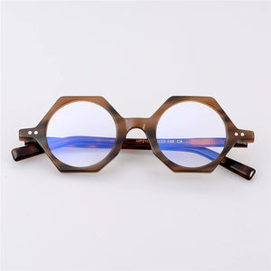 Myopia Glasses Women Acetate Round Glasses Men Prescription Glasses Myopia Clear Womens Eyeglass Frames Computer Glasses