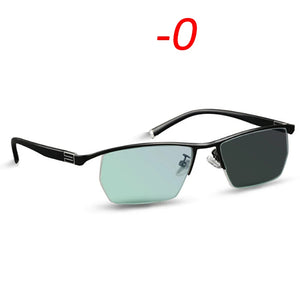 Myopia Men's Computer Glasses Photochromic Sunglasses Chameleon Anti Blue Ray Gaming Sight Prescription -1.25 -1.75 -5 -5.5 -6.0
