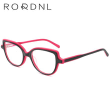 Load image into Gallery viewer, Myopia Optical Cat Eye Glasses Frame Kids Wholesale Bulk High Quality Eyeglasses Boys Girls Acetate Child Prescription Eyewear