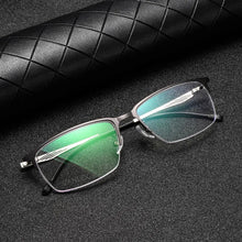 Load image into Gallery viewer, Myopia Photochromic Sunglasses Screwless Eyewear Anti Blue Ray Computer Glasses Frame For Men-0.50-4.25-4.75-5.25-5.75-6.00