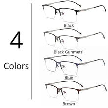 Load image into Gallery viewer, Myopia Photochromic Sunglasses Screwless Eyewear Anti Blue Ray Computer Glasses Frame For Men-0.50-4.25-4.75-5.25-5.75-6.00
