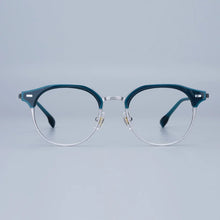 Carica l&#39;immagine nel visualizzatore di Gallery, Myopia Round Glasses Frames Retro Pure Titanium Business Men Eyeglasses Women Frame with Case