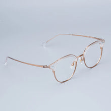 Carica l&#39;immagine nel visualizzatore di Gallery, Myopia Round Glasses Frames Retro Pure Titanium Business Men Eyeglasses Women Frame with Case