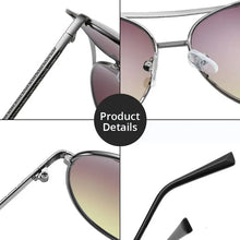Carica l&#39;immagine nel visualizzatore di Gallery, Myopia Sunglasses Diopter Polarized Driving Mens Women Oval Sun Glasses Pilot -0.50-6.00