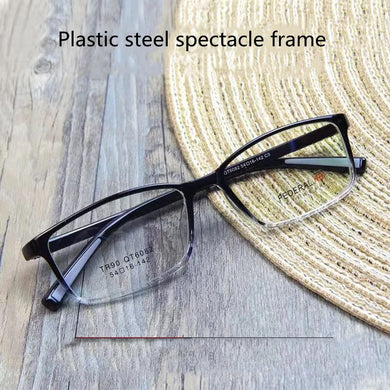 Myopia frame male can be equipped with flat light with degree frosted black myopia frame gradient color frame female frame