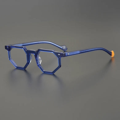 Acetate polygon Glasses frame men brand optical Eyewear personality Irregular women Myopia reading prescription Eyeglasses