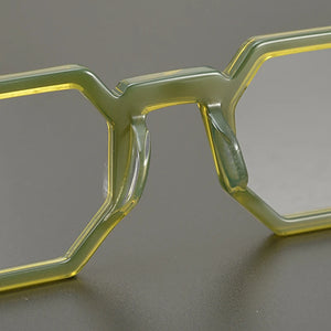 Acetate polygon Glasses frame men brand optical Eyewear personality Irregular women Myopia reading prescription Eyeglasses
