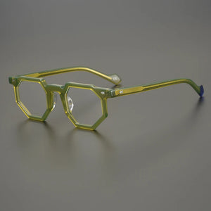 Acetate polygon Glasses frame men brand optical Eyewear personality Irregular women Myopia reading prescription Eyeglasses