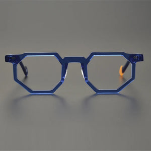 Acetate polygon Glasses frame men brand optical Eyewear personality Irregular women Myopia reading prescription Eyeglasses