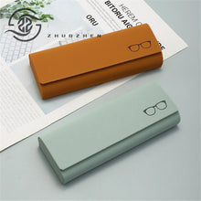 Load image into Gallery viewer, NEW Retro Leather Handmade Sunglasses Glasses Case Portable Myopia Frame Case Glasses Bag Storage Box