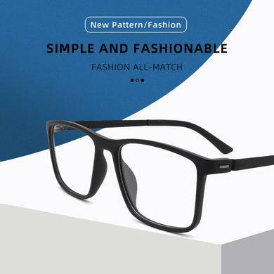 NONOR Classic Optical Glasses TR Frame For Women Square Eyeglasses Frames For Men Designer Brown  Spectacles