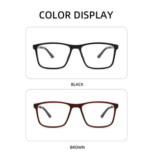 NONOR Classic Optical Glasses TR Frame For Women Square Eyeglasses Frames For Men Designer Brown  Spectacles