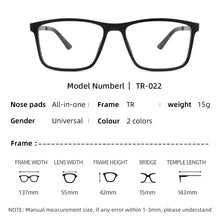 Load image into Gallery viewer, NONOR Classic Optical Glasses TR Frame For Women Square Eyeglasses Frames For Men Designer Brown  Spectacles