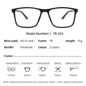 NONOR Classic Optical Glasses TR Frame For Women Square Eyeglasses Frames For Men Designer Brown  Spectacles