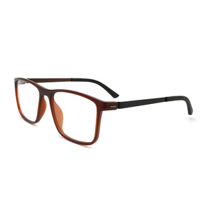 NONOR Classic Optical Glasses TR Frame For Women Square Eyeglasses Frames For Men Designer Brown  Spectacles