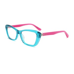 NONOR Optical Frame Acetate  Eyeglasses For Women Cat Eye Ocular Spectacle Buffalo Horn Glasses Tom Ford Frames