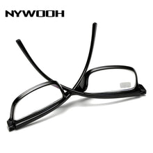 Load image into Gallery viewer, NYWOOH Blue Film Finished Myopia Glasses Men Black Eyeglasses Shortsighted Eyewear -1.0 -1.5 -2 -2.5 -3. -3.5 -4