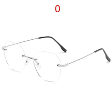 Load image into Gallery viewer, NYWOOH Rimless Finished Myopia Glasses Women Metal Polygon Eyeglasses Prescription Elegant Shortsighted Eyewear -0.5 1.0 to 4.0