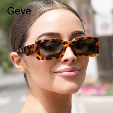 Narrow Frame Square Sunglasses Women 2023 Small Rectangular Vintage Sun Glasses Female Classic Brand UV400