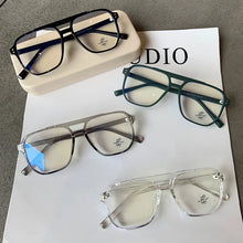Load image into Gallery viewer, Unisex Blue Light Blocking Computer Glasses Women  TR90 Frame Vintage Square Eyewear Anti Eyestrain Eyeglasses