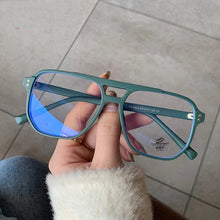 Load image into Gallery viewer, Unisex Blue Light Blocking Computer Glasses Women  TR90 Frame Vintage Square Eyewear Anti Eyestrain Eyeglasses