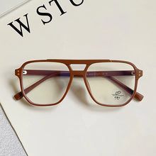 Load image into Gallery viewer, Unisex Blue Light Blocking Computer Glasses Women  TR90 Frame Vintage Square Eyewear Anti Eyestrain Eyeglasses
