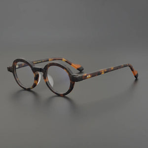 Designer Brand Acetate Round Frame Men's Personalized Myopia Reading Eyeglasses Women's  Prescription Glasses