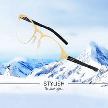Load image into Gallery viewer, Berlin Brand Men&#39;s Glasses Frame Handmade No Screw Business Optical Prescription Eyeglasses Women Spectacle oculos de grau