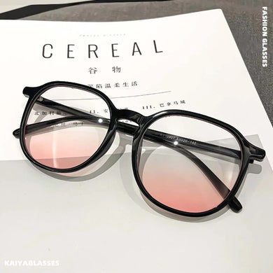 Blush Plain Makeup Optical Glasses Transparent Computer Glasses Frame Women Men Square Glasses Frame Eyeglass Accessories