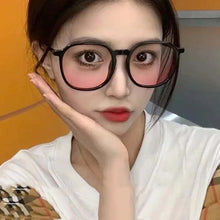 Load image into Gallery viewer, Blush Plain Makeup Optical Glasses Transparent Computer Glasses Frame Women Men Square Glasses Frame Eyeglass Accessories