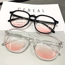 Load image into Gallery viewer, Blush Plain Makeup Optical Glasses Transparent Computer Glasses Frame Women Men Square Glasses Frame Eyeglass Accessories