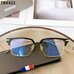 Brand Design Retro Square Titanium Glasses Frame Men Optical Prescription Eyeglasses Women Myopia Eyewear tbx422 Spectacles