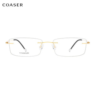 Brand Design Rimless Women Glasses Frame,Korean Men Titanium Reading Optical Eyeglasses,Ultralight Prescription Lens Eyewear