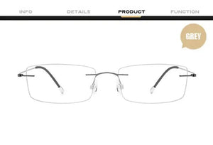 Brand Design Rimless Women Glasses Frame,Korean Men Titanium Reading Optical Eyeglasses,Ultralight Prescription Lens Eyewear