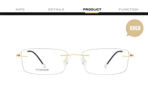 Brand Design Rimless Women Glasses Frame,Korean Men Titanium Reading Optical Eyeglasses,Ultralight Prescription Lens Eyewear