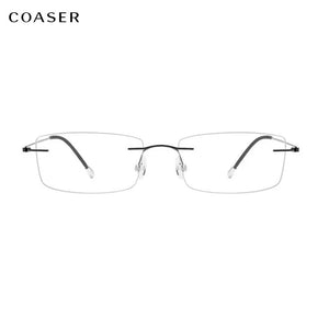 Brand Design Rimless Women Glasses Frame,Korean Men Titanium Reading Optical Eyeglasses,Ultralight Prescription Lens Eyewear