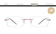 Load image into Gallery viewer, Brand Design Rimless Women Glasses Frame,Korean Men Titanium Reading Optical Eyeglasses,Ultralight Prescription Lens Eyewear