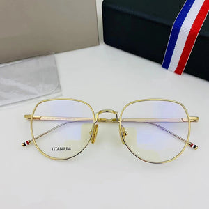 Brand Titanium Round Optical Eyeglasses Men Women tbx812 Glasses Frame Myopia Prescription Reading Eyewear TBS126& tbx914
