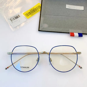 Brand Titanium Round Optical Eyeglasses Men Women tbx812 Glasses Frame Myopia Prescription Reading Eyewear TBS126& tbx914