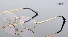 Load image into Gallery viewer, Business Glasses Frames Men Transparent Alloy Titanium Eyeglasses Frame Men Square Optical Eye Glasses Male Spectacles