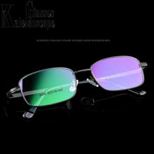 Load image into Gallery viewer, Business Glasses Frames Men Transparent Alloy Titanium Eyeglasses Frame Men Square Optical Eye Glasses Male Spectacles