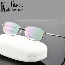 Load image into Gallery viewer, Business Glasses Frames Men Transparent Alloy Titanium Eyeglasses Frame Men Square Optical Eye Glasses Male Spectacles