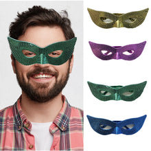 Load image into Gallery viewer, New Carnival Party Masked Sequin Gradient Glasses Half Face Mask Masquerade Performance Plastic Holiday Mask Props