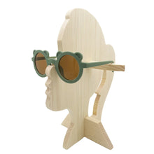 Carica l&#39;immagine nel visualizzatore di Gallery, New Cartoon Lovely Kids Sunglasses Bear Shape Frame Girls Children Sun Glasses Round Street Beat Baby Boy Eyeglasses Cute Shades