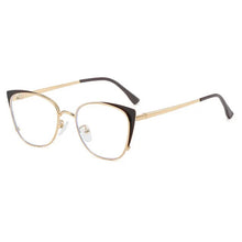 Load image into Gallery viewer, Cat Eye Anti-blue Light Glasses Women Men Metal Spring Leg Eyeglass Frame Optical Computer Glasses Wholesale