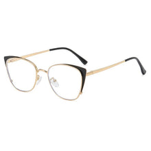 Load image into Gallery viewer, Cat Eye Anti-blue Light Glasses Women Men Metal Spring Leg Eyeglass Frame Optical Computer Glasses Wholesale