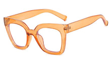 Carica l&#39;immagine nel visualizzatore di Gallery, New Cat eye Clear Glasses Frame Women Square Anti Blue Light Computer Eye Glasses Ladies Eyewear