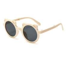 Load image into Gallery viewer, New Children&#39;s Sunglasses Foldable Bear Frame Sunglasses Cute Boys and Girls Cartoon Sun Protection Photography Glasses